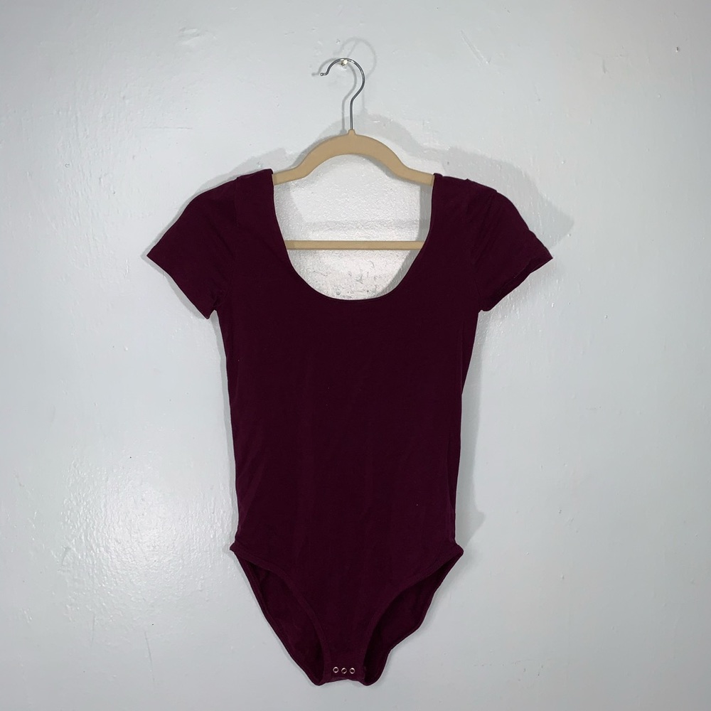 PINK: Wine Bodysuit